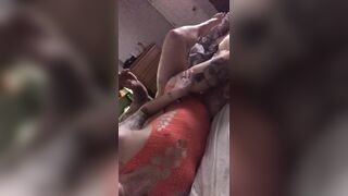 Overweight swoll snatch smokin' bang