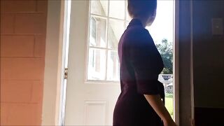 Getting locked without my abode nude