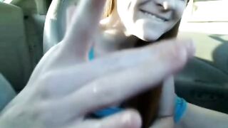Red Head Teen Masturbates At Sonic Drive Throughout