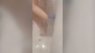 Anal in the Shower with Sextoy