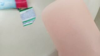 CUM hard -1st time with masterbator