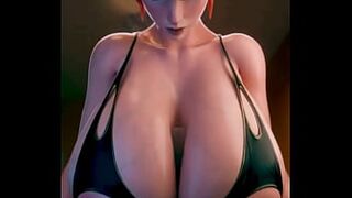 Growing titties Giant bazookas CG