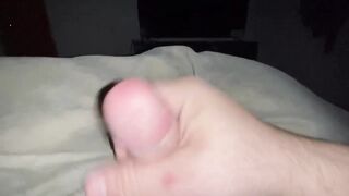 Quick rub, biggest spunk flow, in daybed