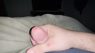Quick rub, biggest spunk flow, in daybed