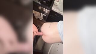 Caught in the Kitchen – This chab F*cked Me Fast & Finished on My Butt ????