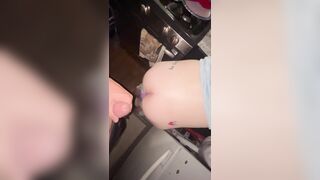 Caught in the Kitchen – This chab F*cked Me Fast & Finished on My Butt ????