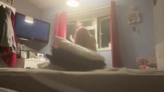 I impregnate the babysitter during the time that the wife showers. Creampie her taut virgin snatch.