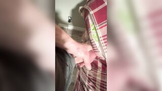 Stocking my cut jock hot penis