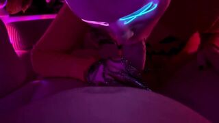 Halloween Oral job Trick or Treat ended well