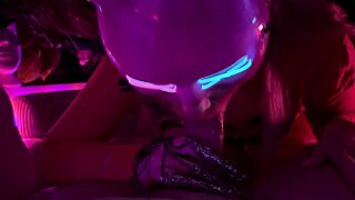 Halloween Oral job Trick or Treat ended well