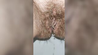 Unshaved Vagina Pissing ???? How to Urinate ???? Close Up ???? Pornhub Shorties