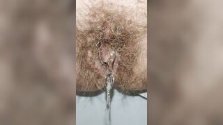 Unshaved Vagina Pissing ???? How to Urinate ???? Close Up ???? Pornhub Shorties