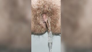 Unshaved Vagina Pissing ???? How to Urinate ???? Close Up ???? Pornhub Shorties