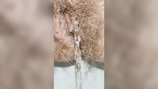 Unshaved Vagina Pissing ???? How to Urinate ???? Close Up ???? Pornhub Shorties