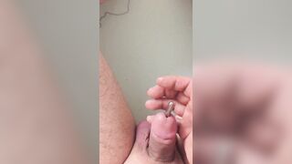 Urethral sound relaxed play and schlong banging