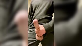 Large wang and a load of thick cum