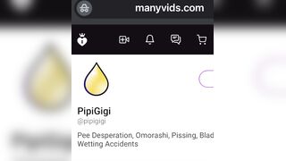 Pee Desperation: Rushing and Barely Made it