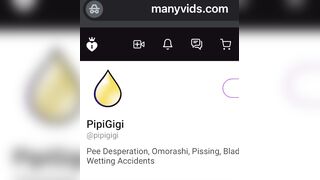 Pee Desperation: Rushing and Barely Made it