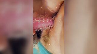 Having joy with a vibrator~