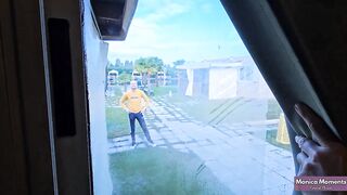 This babe was expecting for a very peculiar courier. MONICAMOMENTS use code LUCA10 to get DISCOUNT%