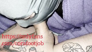 A FRENCH AMATEUR PAIR SHOWS HOW TO GIVE A ORAL-JOB AND DRINK