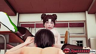 Hot Beauty Nonaka in Nylon Porn Animation - Floor Fingering of Her Cunt, Moist Twat Licking with Intensive Moanings & Masturbation With Large Toy Resulting in Soaked Climax In Playgirl Choose two