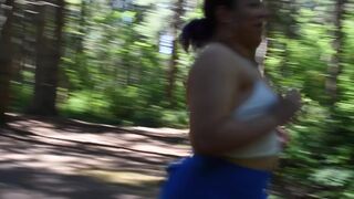 Got lascivious for bull weenie whilst jogging in woods