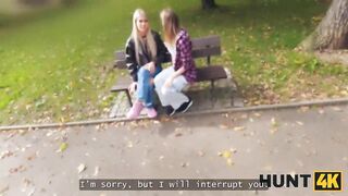 HUNT4K. Zlata Shine is cheating on her GF with a Large Boss