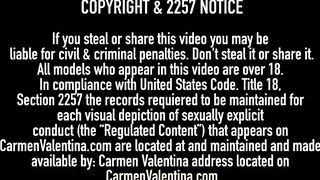 Hot Wife Rio Lesbian Loves VNA Girl Carmen Valentina!