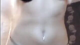 Sloppy Nasty Girl Play With Tasty Spit