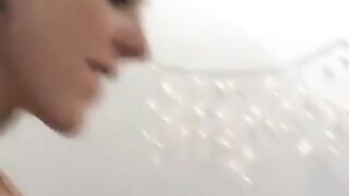 breathtaking girl coaxed into her first lesbian experience