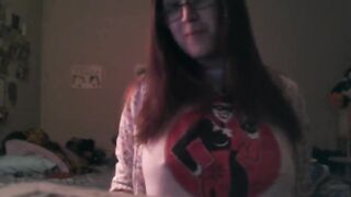 Me Rubbing to Lesbian Porn