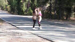 Stella and Francesca Hot Lesbians In Portugal