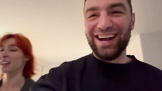 Tall Slim Redhead Goes Butt to Throat Balls Unfathomable After Sex Shop Adventure