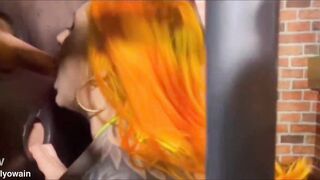 Pair exchange at the swingers club! Gloryhole and sex swing enjoyment