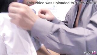 Small Half Oriental Gal tempt her mature Teacher with Whitezilla Monster Schlong to risky old Youthful Sex in Classroom