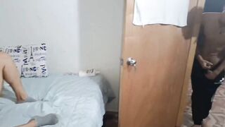 I'm screwing my stepmother's giant butt coz this babe likes sucking my dong. I hope her spouse doesn't check out.