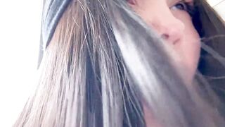 The soaked pussy of an eighteen-year-old Oriental woman is so constricted that I easily reached her uterus.