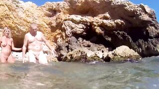 Trio sex with my wife a slutty golden-haired gets her booty