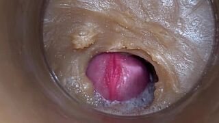 ASMR Unfathomable Vagina Captured Overdose Cumshot of Semen 4k