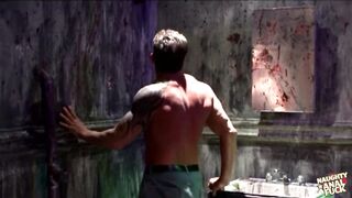 They are aroused and confined in a room, leading 'em to engage in booty-ramming.