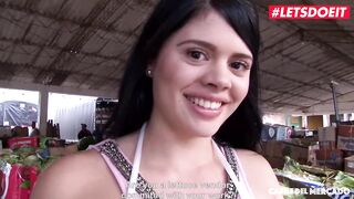 LETSDOEIT - Excited Colombian Sweetheart Gets Oiled And Banged After Work