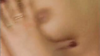 Ginger aged drains and rides her lover's weenie