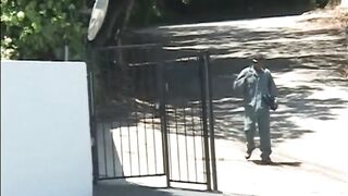 The ebony jock is nice-looking, large and sweet...