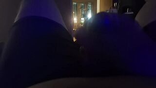 Blinds Up, Door Open! Masturbating During the time that the Cars Go By!