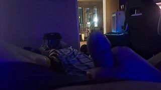 Blinds Up, Door Open! Masturbating During the time that the Cars Go By!