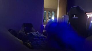 Blinds Up, Door Open! Masturbating During the time that the Cars Go By!