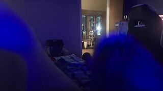 Blinds Up, Door Open! Masturbating During the time that the Cars Go By!