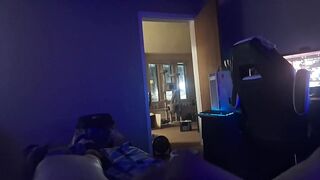 Blinds Up, Door Open! Masturbating During the time that the Cars Go By!