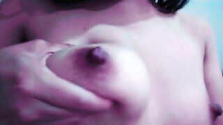 Pressing my nipps, I wanna feel joy